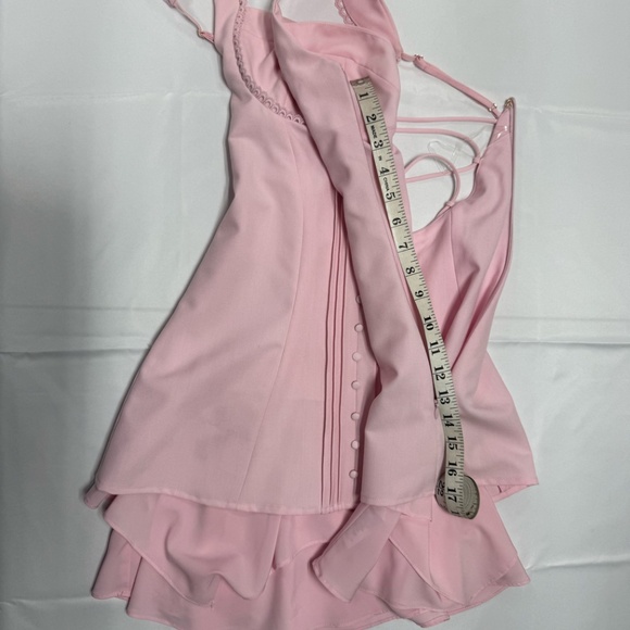 Oh Polly -Cassandra Ruffle- Detail Corset Mini Dress - Size 4. - Picture 10 of 16